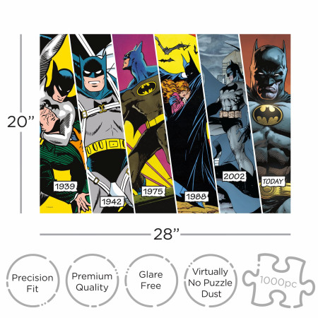 DC Comics Batman Timeline Grid 1000 Piece Jigsaw Puzzle