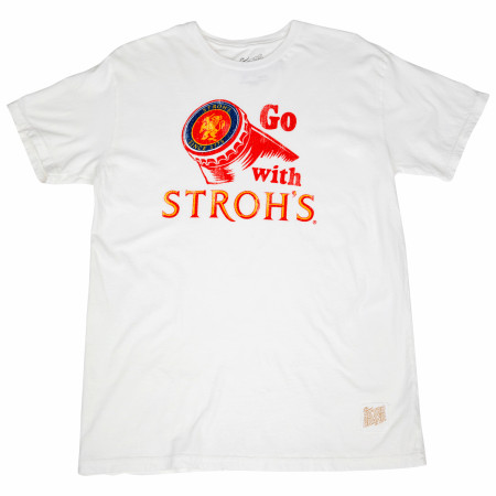 Stroh's Beer Go with Stroh's Vintage Style T-Shirt