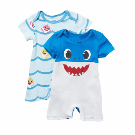 Baby Shark Romper 2 Pack