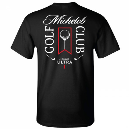 Michelob Ultra Golf Club Black Colorway Front/Back Print T-Shirt