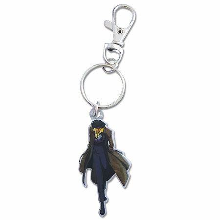 Cowboy Bebop Spike Spiegel Walking Pose Metal Keychain