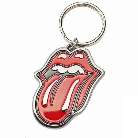 Rolling Stones Classic Tongue Logo Keychain