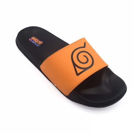Naruto Leaf Village Symbol Slide Sandals