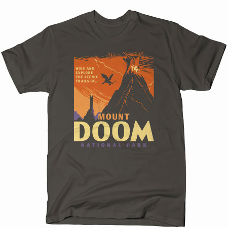 Lord of The Rings Mount Doom National Park T-Shirt