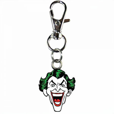 The Joker Retro Art Rubber Keychain