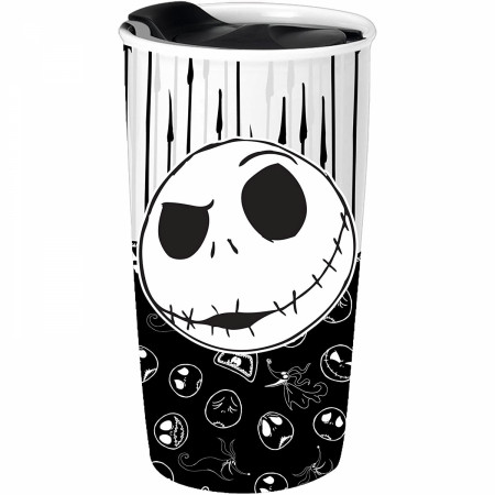 Nightmare Before Christmas Jack Skellington 16 Ounce Ceramic Travel Mug