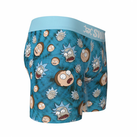 Rick and Morty Tie Dye Madness SWAG Boxer Briefs