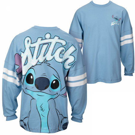 Lilo and Stitch Collegiate Front and Back Long Sleeve Shirt