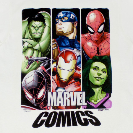 Marvel Comics Super Heroes Tri Panel T-Shirt