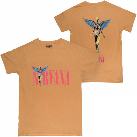 Nirvana In Utero with Angel Front and Back T-Shirt