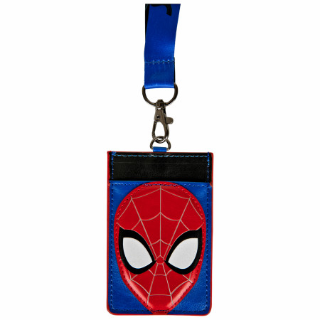 Marvel Spider-Man Face Logo ID Card Holder Lanyard