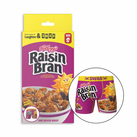 Raisin Bran SWAG Boxer Briefs with Novelty Packaging