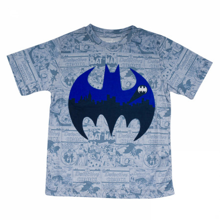The Batman Cityscape Detective Comics Youth T-Shirt