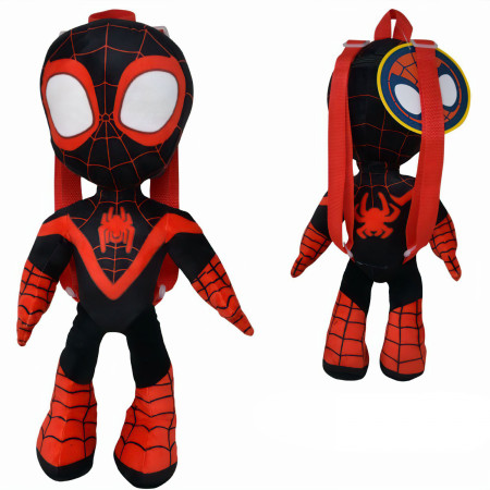 Spidey and His Amazing Friends Miles Morales 18" Plush Backpack