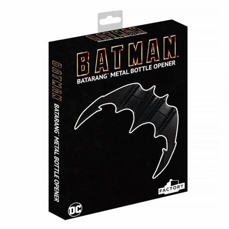 Batman 1989 - Batarang Metal Bottle Opener