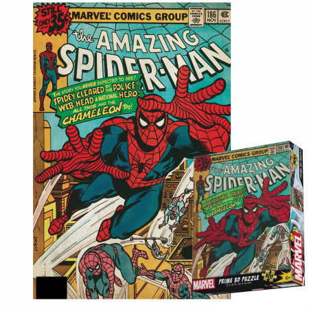 Spider-Man #186 3D Lenticular 300pc Jigsaw Puzzle