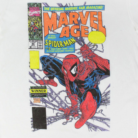 Spider-Man Marvel Age Comic Cover T-Shirt