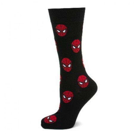 Spider-Man Mask Icons Dress Socks
