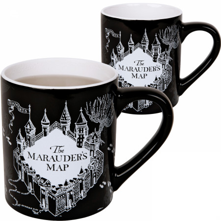 Harry Potter Marauder's Map Heat Change 14 oz Mug
