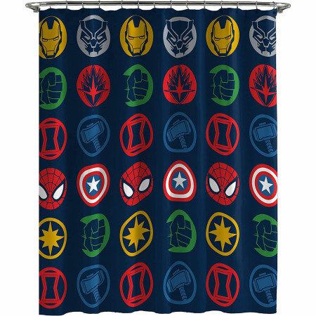 Marvel Avengers Emblems 14-Piece Bathroom Set