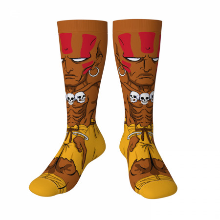 Street Fighter Dhalsim Crossover Crew Socks