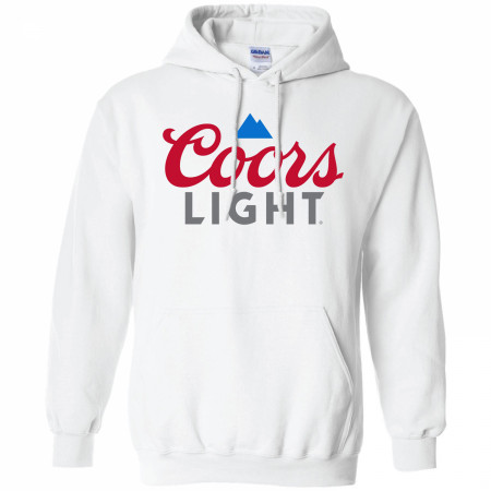 Coors Light Logo White Sweatshirt Hoodie