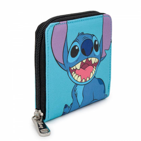 Disney Lilo & Stitch Smiling Pose Zip Around Wallet
