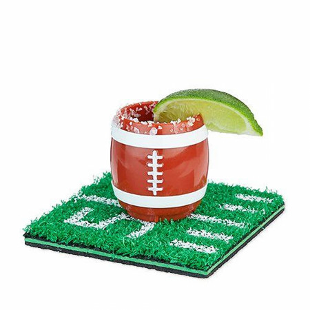 Fourth Down Set Of 4 Football Stackable Shot Glasses