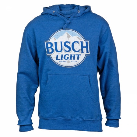 Busch Light Logo Men's Royal Blue Hoodie
