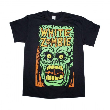 White Zombie Monster Yell T-Shirt