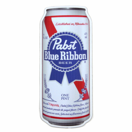 Pabst Blue Ribbon Can Car Magnet