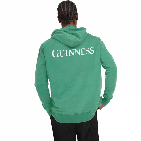 Guinness Logo Evolution Green Colorway Pullover Hoodie