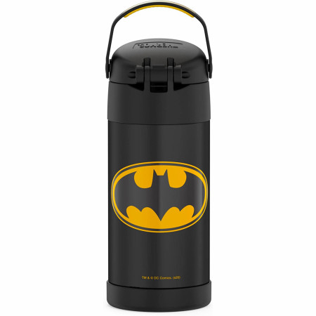 DC Comics Batman Symbol Stainless Steel 12oz Thermos Funtainer