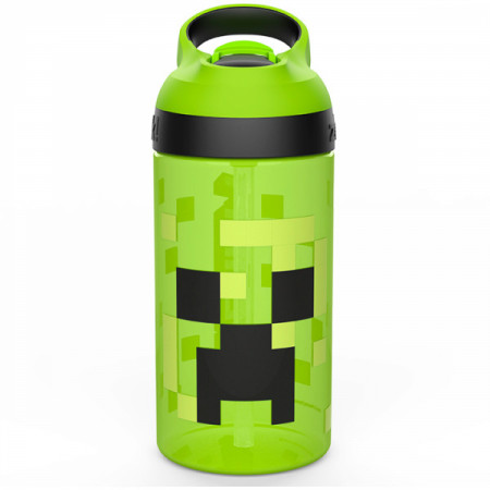 Minecraft Creeper 16oz Water Bottle with Drinking Spout