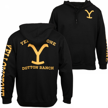 Yellowstone Dutton Ranch Logo Pull-Over Hoodie