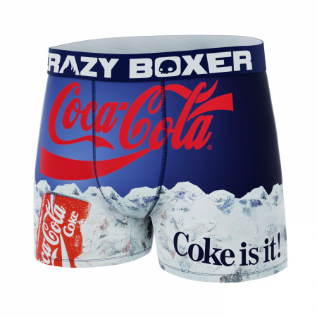 Coca-Cola Ice Cold Men's Crazy Boxer Briefs in Novelty Packaging
