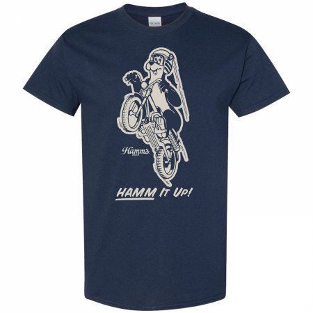 Hamm's Beer Hamm it Up! Motorcycle Navy Colorway T-Shirt