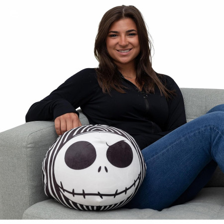 Nightmare Before Christmas Jack Skellington 11" Round Cloud Pillow