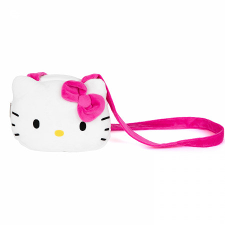Hello Kitty Big Pink Bow 8" Plush Crossbody bag