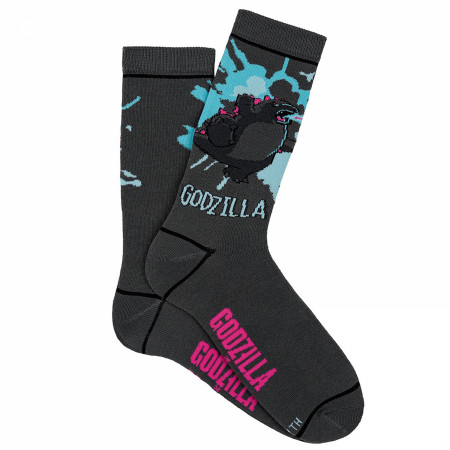 Godzilla x Kong Battle Crew Socks