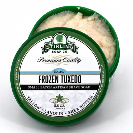 Product image 1 for Stirling Soap Company Shave Soap, Glacial Frozen Tuxedo