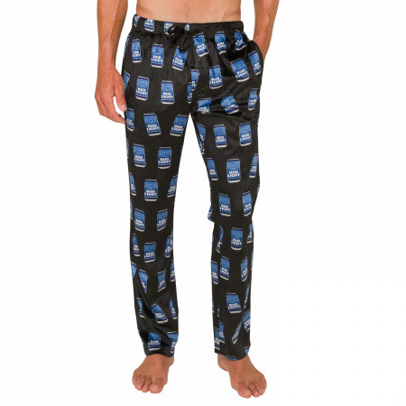 Crazy Boxers Bud Light Cans and Logos Sleep Pants and Shirt Pajama Set