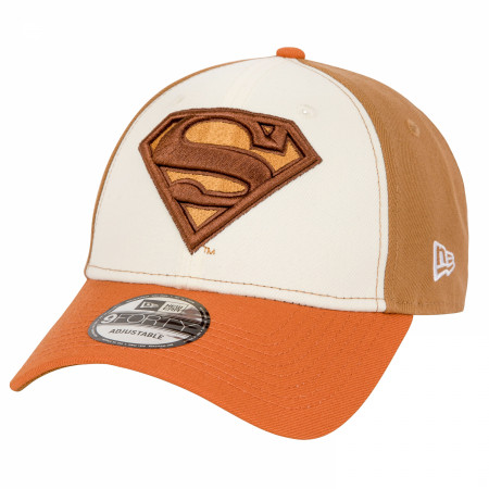 Superman Logo Bronze Colorway New Era 9Forty Adjustable Hat