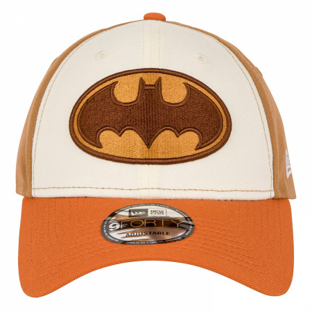 Batman Logo Bronze New Era 9Forty Adjustable Hat