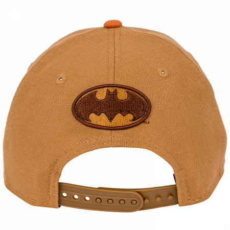 Batman Logo Bronze New Era 9Forty Adjustable Hat