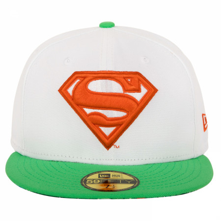 Superman Floral Brim New Era 59Fifty Fitted Hat