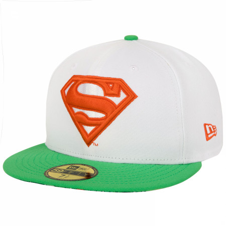 Superman Floral Brim New Era 59Fifty Fitted Hat