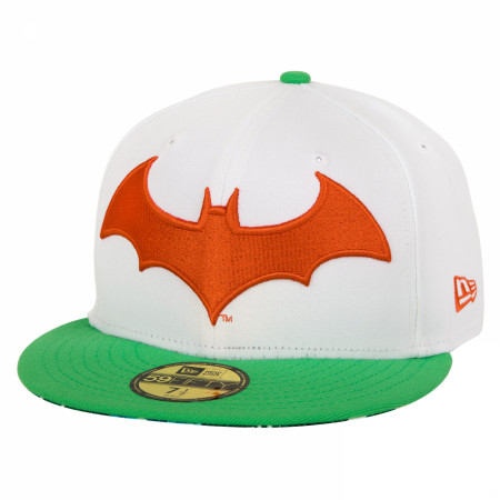 Batman Logo Floral Brim New Era 59Fifty Fitted Hat