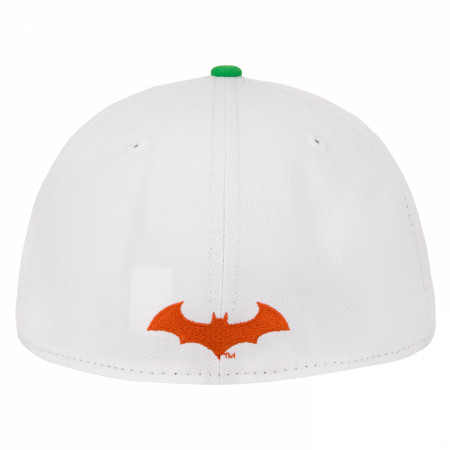 Batman Logo Floral Brim New Era 59Fifty Fitted Hat