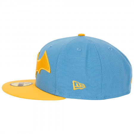 Batman Hush Blue and Yellow Colorway New Era 59Fifty Fitted Hat